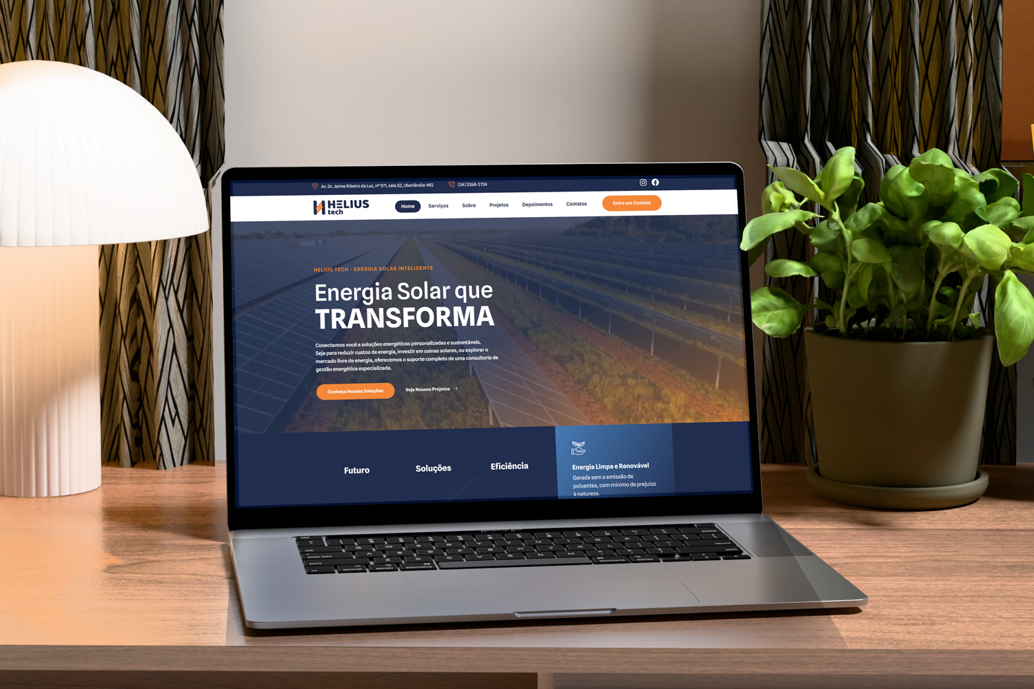 site de energia eletrica Helius-Tech