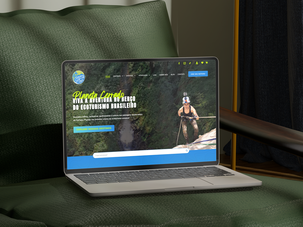 website Planeta-Cerrado em minas gerais